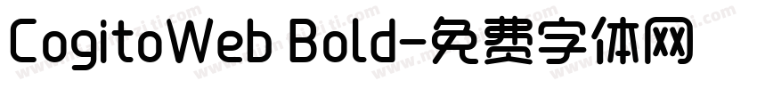 CogitoWeb Bold字体转换